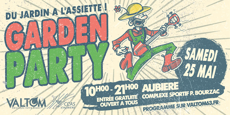 Garden Party le 25/05 :du jardin potager à l’assiette !